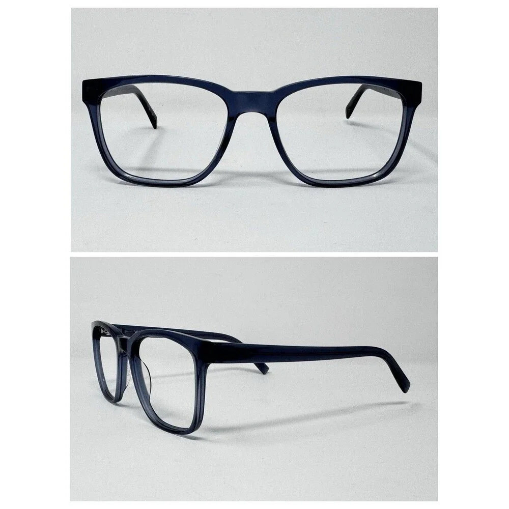 Warby Parker Barkley W754 Clear Blue Eyeglass Frames 58-19-145